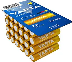 Батарейка Longlife лужна AA блістер 24 шт VARTA teh0018554