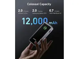 Зовнішній акумулятор (павербанк) ANKER Prime 12000mAh 130W (A1335011) - мініатюра 3