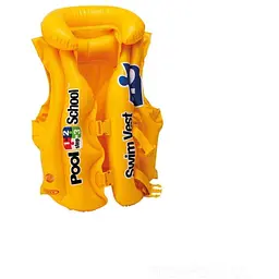 Дитячий надувний жилет «Pool School» Intex 58660 (6903100104019)