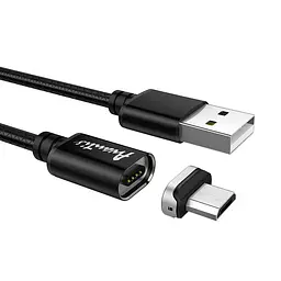 Кабель Avantis AC-95m MagJet USB – Micro- чорний - мініатюра 3