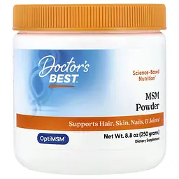 MSM (Сірка) MSM Powder with OptiMSM 250 g Doctor's Best vit0006629