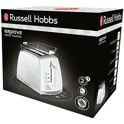 Тостер Russell Hobbs GrooWe 2 Slice 850 Вт білий (26391-56) - мініатюра 2