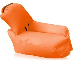 Диван надувний з подушкою лежак крісло 150х70см подушка 70х30см UKC AIR Sofa 4 оранжевий