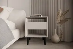 Тумба приліжкова на ніжках з шухлядою - мініатюра 2
