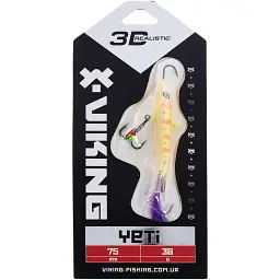 Балансир Viking Fishing Yeti Ice Jig 75mm 36.0g #6 Japanese School - мініатюра 2