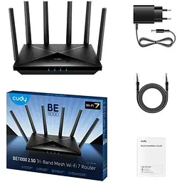 Маршрутизатор Cudy WR11000, BE11000 2.5G Tri-Band Wi-Fi 7 Mesh Router (WR11000)