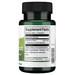 Корінь дягелю Swanson Angelica Root 400 mg Full Spectrum 60 капсул - мініатюра 2
