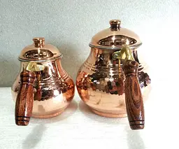Двоярусний мідний чайник O.M.S. Collection 9260 (0,8/1,5 л.) - мініатюра 6