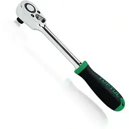 Тріскачка 1/4" 72 зубці (гумова ручка) Toptul CJRM0815
