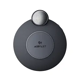 Портативна колонка ACEFAST K10 Air speaker with wireless charger Metal Grey - мініатюра 2
