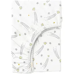 Простирадло Cosas на резинці 120х200 fireworks, жовтий (FireworkYellowWhite_120x200x20)