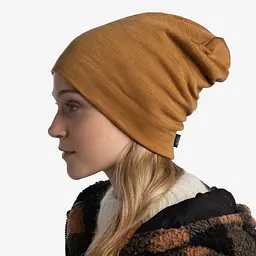 Шапка Buff Merino Heavyweight Beaney Solid Mustard (1033-BU 111170.118.10.00) - мініатюра 6