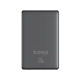 Батарея універсальна Sigma X-power SI10A7QL-MAG grey 10000mAh, Magnetic wireless 15W, PD+QC, 20W max (4827798955116)