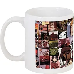 Кухоль GeekLand Gorillaz CP 03.187 330 мл білий - мініатюра 2