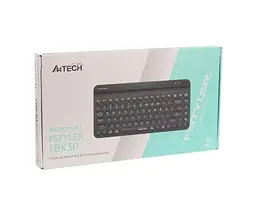 Клавіатура FBK30 Fstyler, Black, Bluetooth / 2.4 GHz / USB, 1 х AA A4Tech teh0028282 - мініатюра 7