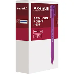 Набір масляних ручок Axent Mellow 12 шт. сині (AB1064-02-A) - мініатюра 2