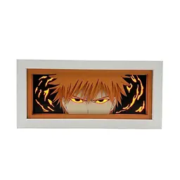 Світильник нічник 3D Бліч Ічіго Куросакі Bleach Ichigo Kurosaki 20 см NL3D B IK