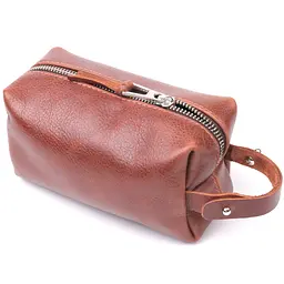 Чоловіча шкіряна косметичка GRANDE PELLE 15х8х7 см sum0020990 - мініатюра 2