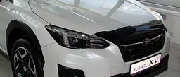 Дефлектор капоту мухобійка для SUBARU XV 2017- короткий (монтаж на губу) SSUIMP1712S
