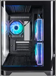 Корпус 1stPlayer UV6-BK-2FC7R-1FC7 ARGB Black