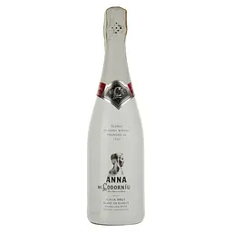 Набір вино ігристе Codorniu Anna Blanc de Blancs Brut Reserve, біле, брют, 1,5 л (2 шт. по 0,75 л) + два келихи - мініатюра 2