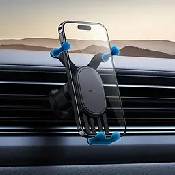 Автотримач Baseus Stable Gravitational Car Mount Air (Air Outlet Version) (SUWX02) Black - мініатюра 5