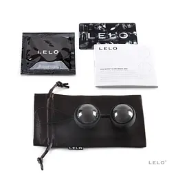 Вагінальні кульки Lelo Luna Beads Noir, 2.9 см, чорний - мініатюра 3