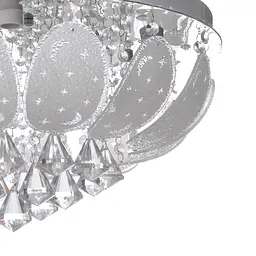 Люстра Brille торт стельова з пультом LED E14 60W RGB WH (BCL-649S/5) - мініатюра 2