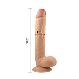 Реалістичний фалоімітатор з мошонкою King-Sized 27,5 см - мініатюра 4