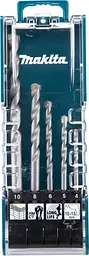 Набір свердел по бетону E-11536 4-10мм кейс 5шт Makita hoz0013260