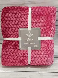 Плед мікрофібра Kapadokya Bordo 200×220 см Belizza pbe0051130