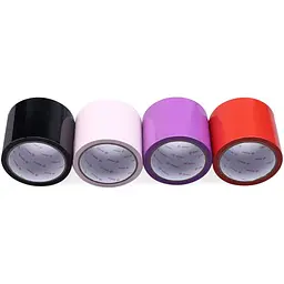 Електростатична стрічка для бондажу Lockink Sevanda Electrostatic Tape - Red Tape, 16 м - мініатюра 5