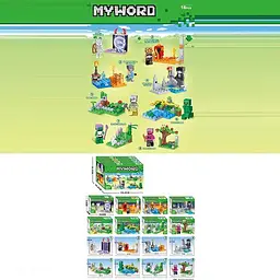 Конструктор з фігурками героїв Minecraft - мініатюра 3