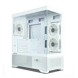 Zalman Корпус Chronix V2 без БЖ, 1xUSB3.0, 1xUSB2.0, 1x Type C, 2x120мм ARGB Reverse, 4x120мм ARGB, VGA 410мм, LCS ready, TG Side/Front Panel, ATX, білий - мініатюра 3
