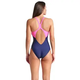 Купальник Arena Bright Glare Swimsuit V Back 008930-790 фіолетовий 40 (3468337533740) - мініатюра 2