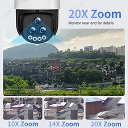 Зовнішня 20MP IP WiFi камера QEARIM PC-288-10K-5 Лінз 20X Zoom IPC 360 - мініатюра 8