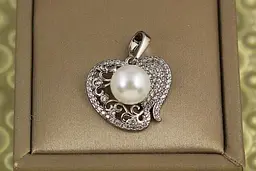 Кулон Xuping Jewelry Диво з перлиною 1,7 см сріблястий