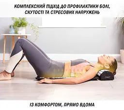 Масажний килимок з подушкою (аплікатор Кузнєцова) Фіолетовий EasyFit fit0024927 - мініатюра 5