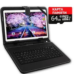 Планшет-телефон Hoozo MT232 Gold + Чохол-клавіатура + Карта пам'яті 64GB - мініатюра 2
