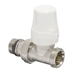 Комплект для підключення радіатора Koer 1/2"x3/4" прямий з термоголовкою SET-15 KR3180 - мініатюра 2