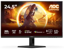 Монiтор 24.5" 25G4SRE Black/Red AOC teh0026605
