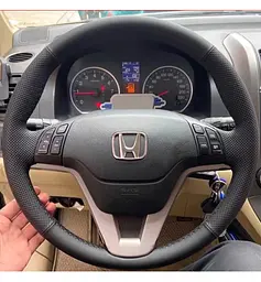 Чохол Обплетення Керма для Honda CR-V 2006-2012 Шкіра (Модельна Викрійка) №21
