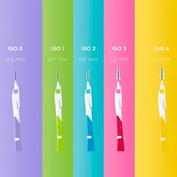 Набір міжзубних щіток GUM Bi-Direction двонаправлених 0.7 мм 6 шт. - мініатюра 4