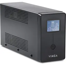 Пристрій безперебійного живлення Vinga LCD 1200VA metal case (VPC-1200M) - мініатюра 2