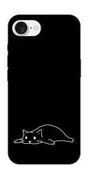 TPU чехол Demsky Lazy cat для Apple iPhone 16e (6.1")