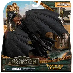 Набір Dragons Як приборкати дракона Беззубик 33 см та вершник Гикавка 7.5 см (SM66663/6074007) - мініатюра 9