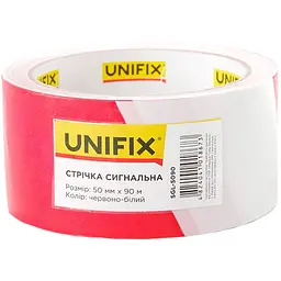 Стрічка сигнальна запобіжна для маркування небезпечних зон Unifix 50 мм x 50 м