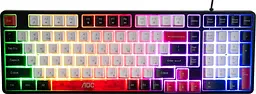 Клавіатура AOC GK116H1 White/Red/Black (GK116H1/97) - мініатюра 1