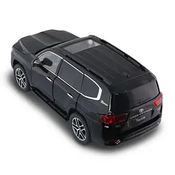 Автомодель TechnoDrive Toyota Land Cruiser 1:24 чорна (KM08222) - мініатюра 4