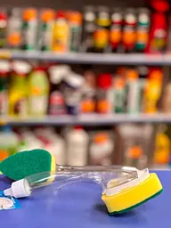 SMART CLEAN Щітка для миття посуду з тримачем для губки та дозатором рідини - мініатюра 2